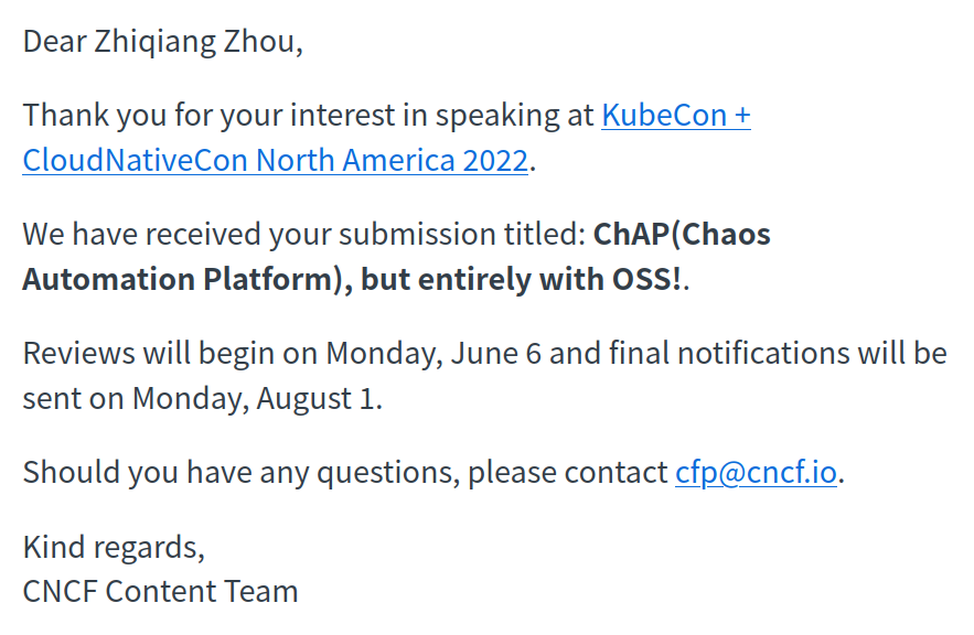KUBECON NA CFP